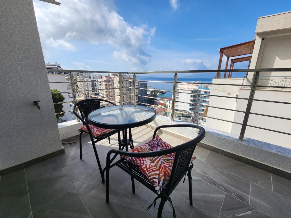 Amazing Sea View Apartment Saranda Zewnętrze zdjęcie